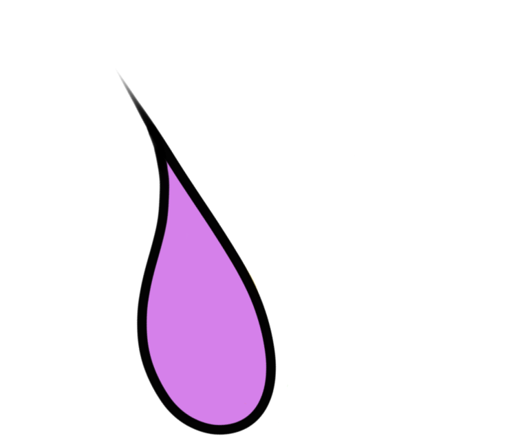 magenta paint drop