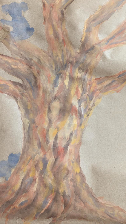 Tree Watercolour Collaboration